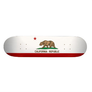 Skateboard Bandera de California