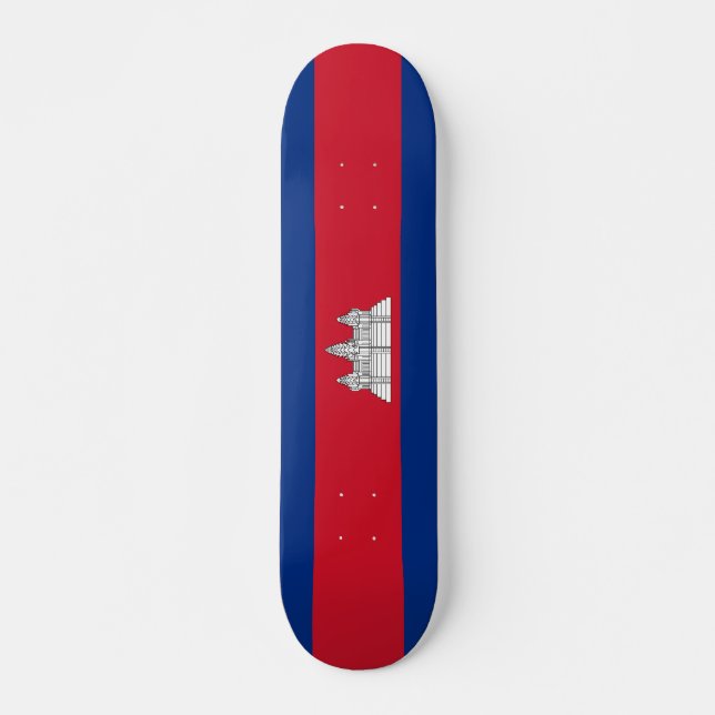 Skateboard Bandera de Camboya (Anverso )