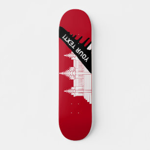 Skateboard Bandera de Camboya