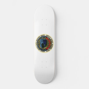 Skateboard Bandera de Cambridge (Massachusetts)