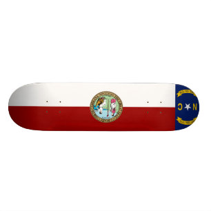 Skateboard Bandera de Carolina del Norte