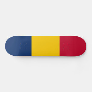 Skateboard Bandera de Chad