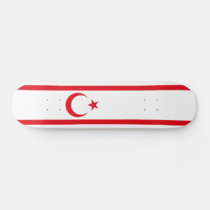 Skateboard Bandera de Chipre del Norte