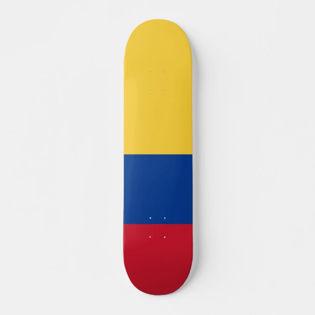 Skateboard Bandera de Colombia (Anverso )