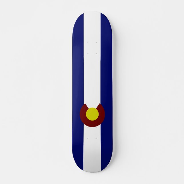 Skateboard Bandera de Colorado (Anverso )