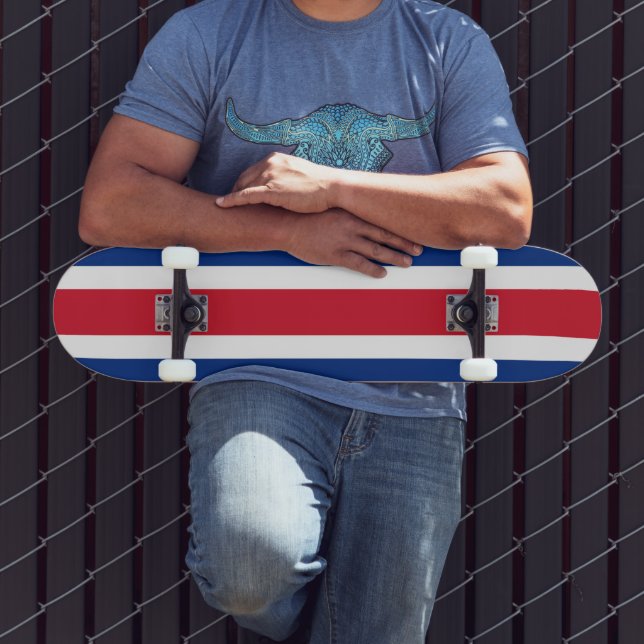 Skateboard Bandera de Costa Rica (Exterior 3)