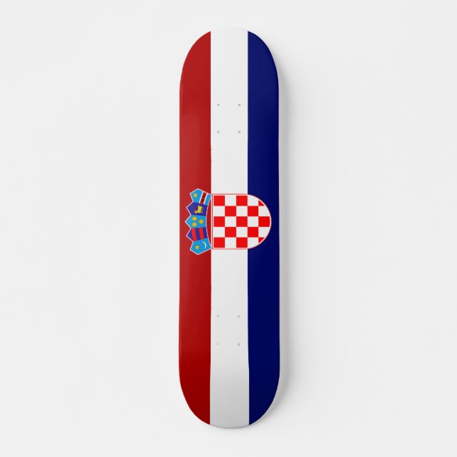 Skateboard Bandera de Croacia (Anverso )
