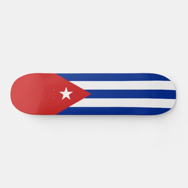 Skateboard Bandera de Cuba (Horz)