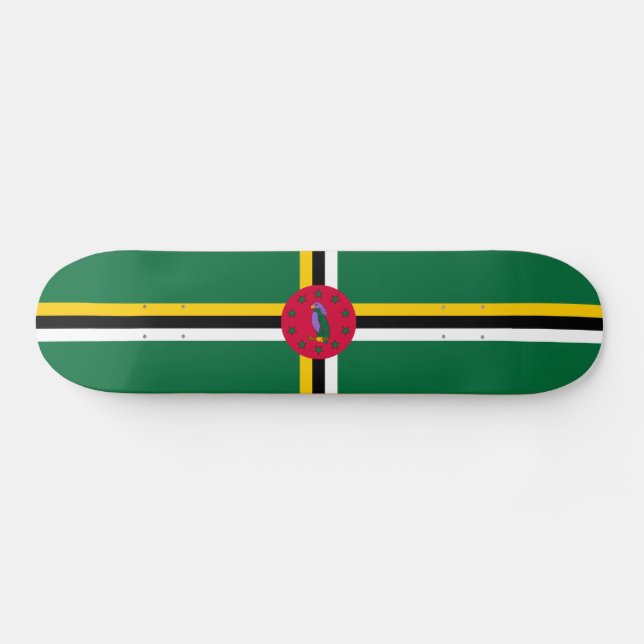 Skateboard Bandera de Dominica (Horz)