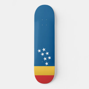 Skateboard Bandera de Durham (Carolina del Norte, Estados Uni