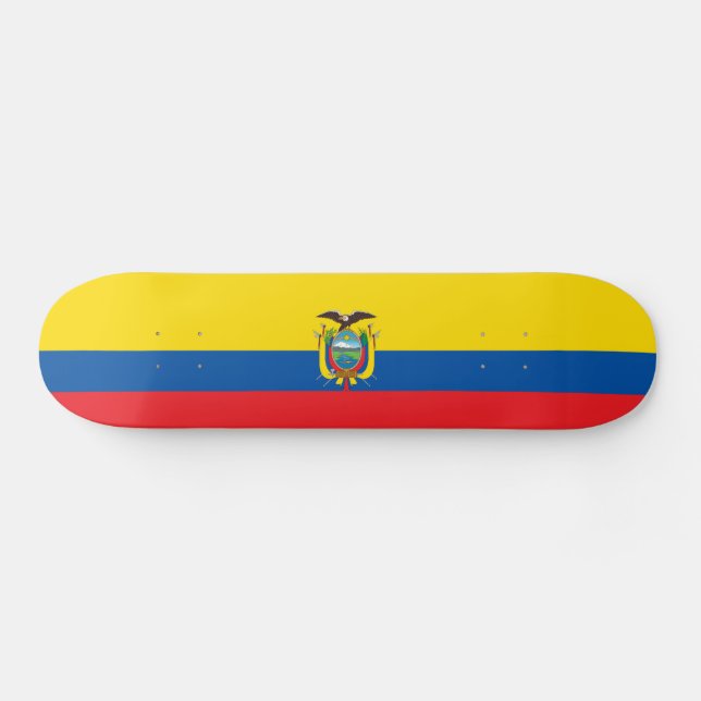 Skateboard Bandera de Ecuador (Horz)