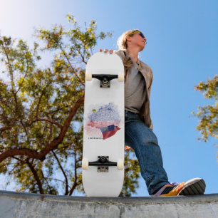 Skateboard bandera de EE. UU.