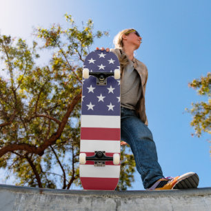 Skateboard bandera de EE. UU., bandera de los Estados Unidos