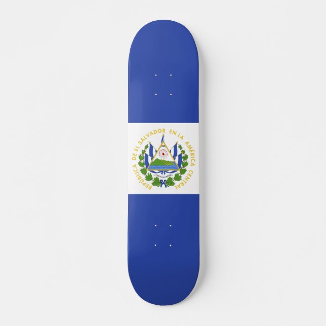 Skateboard Bandera de El Salvador (Anverso )