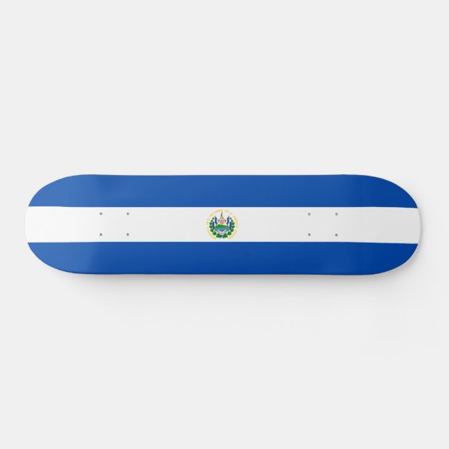 Skateboard Bandera de El Salvador (Horz)