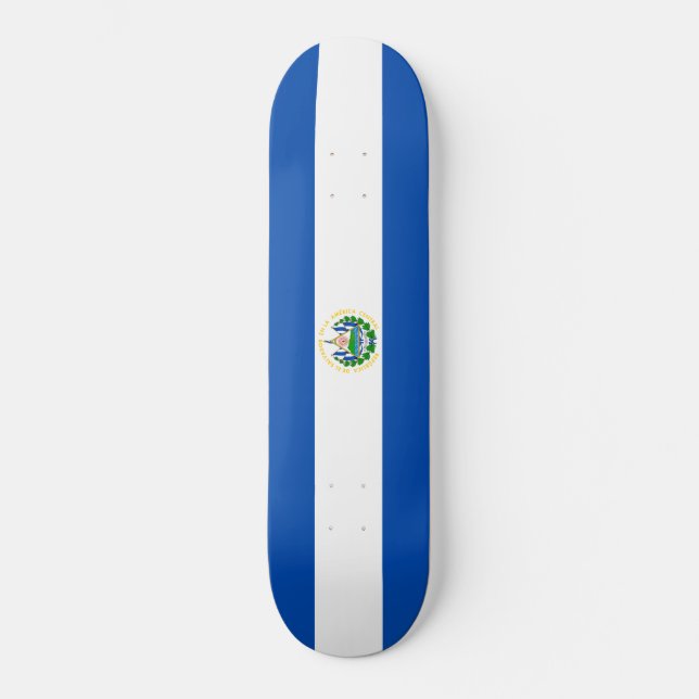 Skateboard Bandera de El Salvador (Anverso)