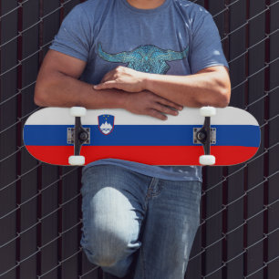 Skateboard Bandera de Eslovenia