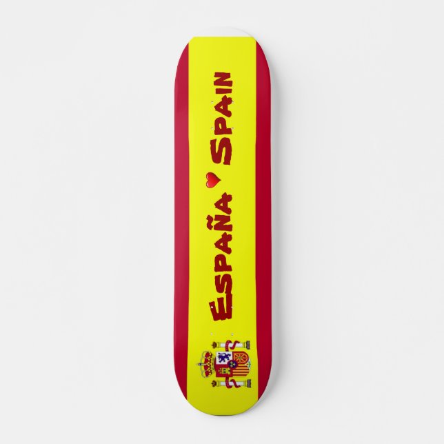 Skateboard Bandera de España (Anverso )
