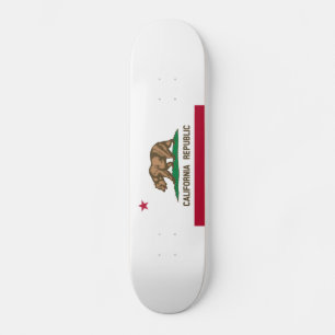 Skateboard Bandera de estado de California