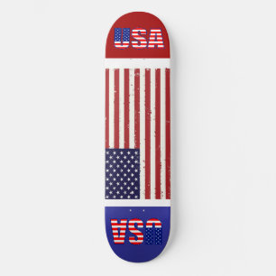 Skateboard Bandera de Estados Unidos