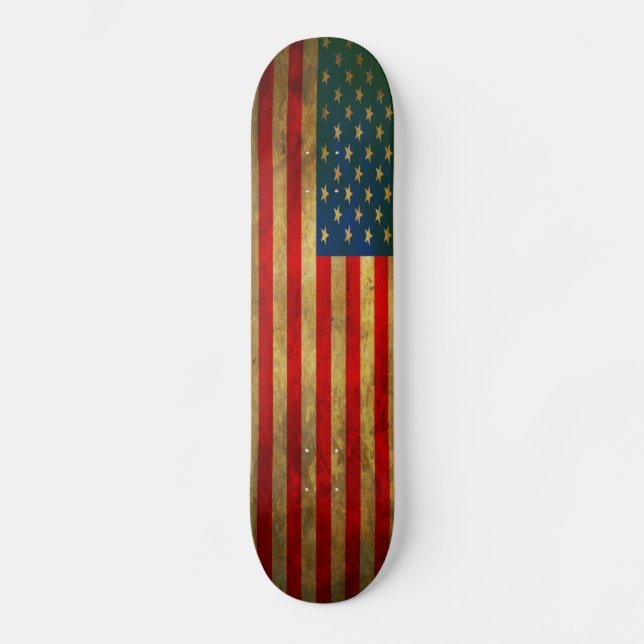 Skateboard Bandera de Estados Unidos (Anverso)