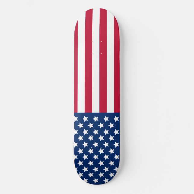Skateboard Bandera de Estados Unidos (Anverso)