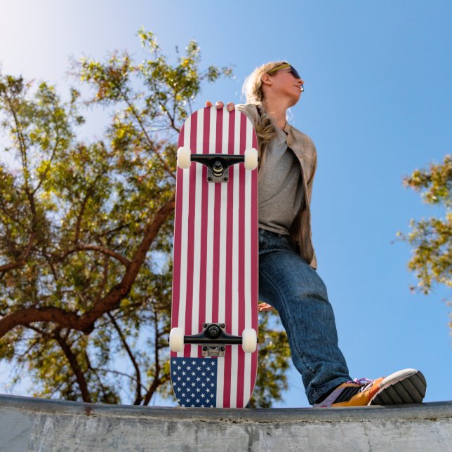 Skateboard Bandera de Estados Unidos (Exterior 1)