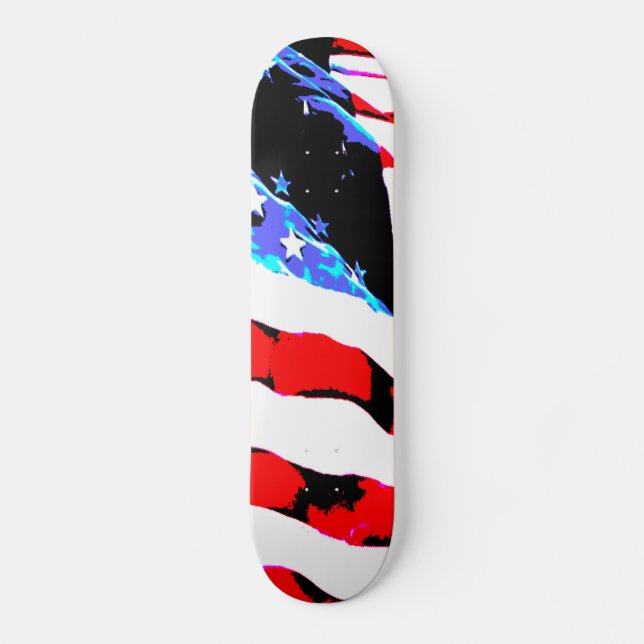 Skateboard Bandera de Estados Unidos (Anverso)
