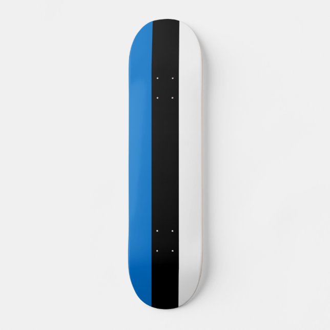Skateboard Bandera de Estonia (Anverso)