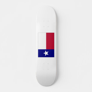Skateboard Bandera de estrella solitaria de Texas