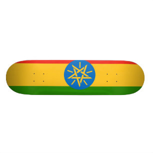 Skateboard Bandera de Etiopía