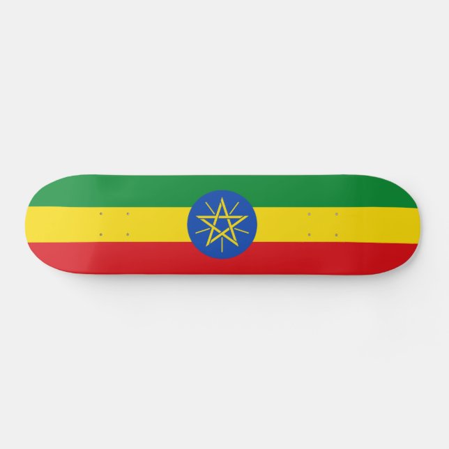 Skateboard Bandera de Etiopía (Horz)