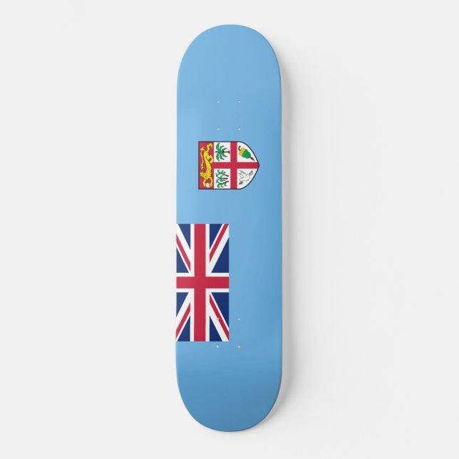 Skateboard Bandera de Fiji (Fiji) (Anverso)