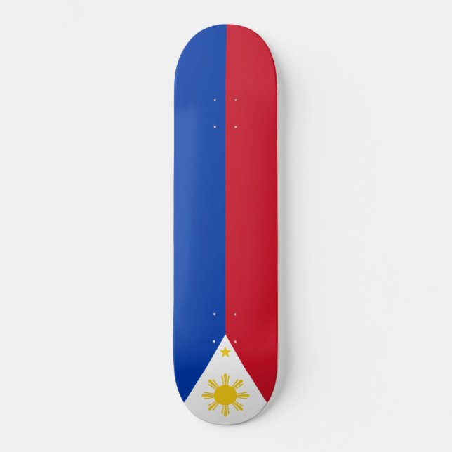 Skateboard Bandera de Filipinas (Anverso)