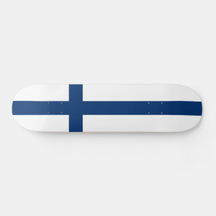 Skateboard Bandera de Finlandia
