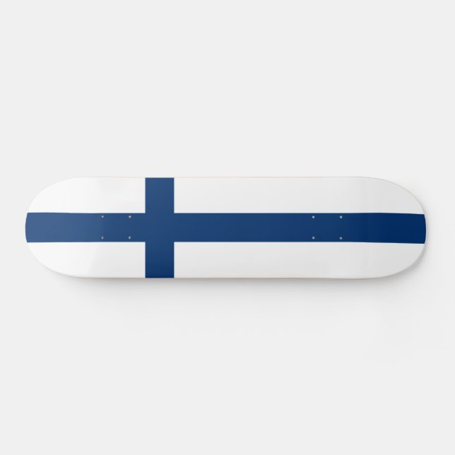 Skateboard Bandera de Finlandia (Horz)