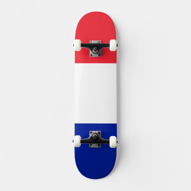 Skateboard Bandera de Francia (Anverso)