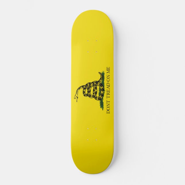 Skateboard Bandera de Gadsden (no me toques) (bandera de serp (Anverso)