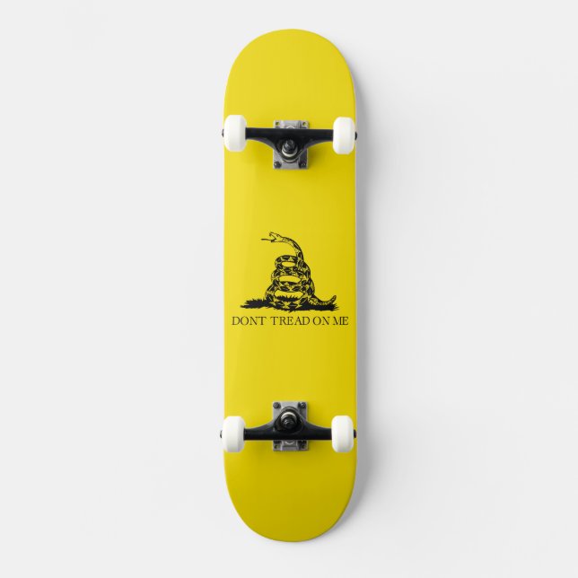 Skateboard Bandera de Gadsden Rattlesnake: Guerra Revoluciona (Anverso)