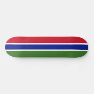 Skateboard Bandera de Gambia
