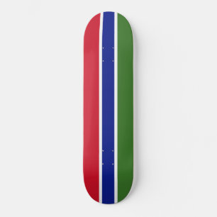 Skateboard Bandera de Gambia