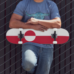 Skateboard Bandera de Groenlandia