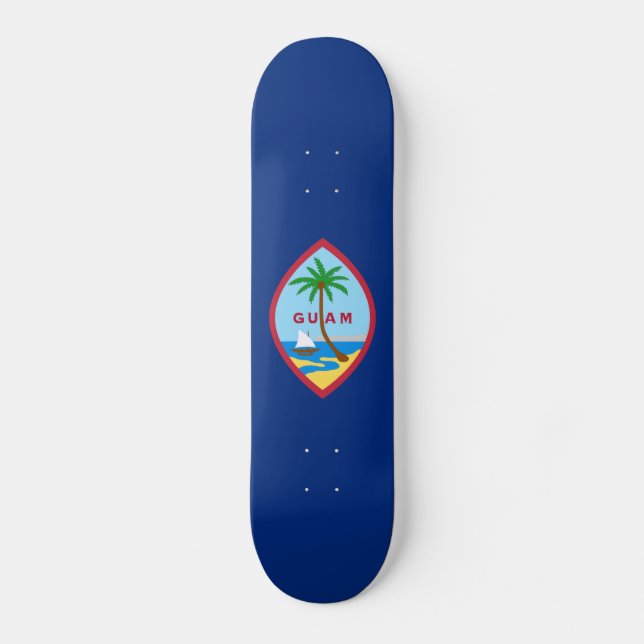 Skateboard Bandera de Guam (Anverso)