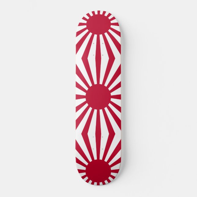 Skateboard Bandera de guerra imperial de Japón (Anverso)