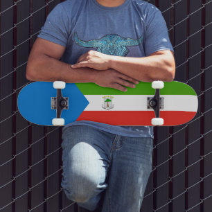 Skateboard Bandera de Guinea Ecuatorial