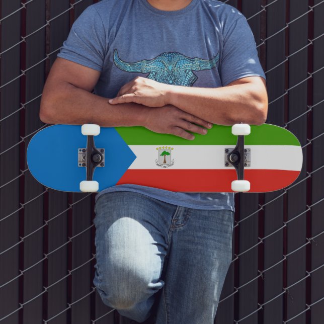 Skateboard Bandera de Guinea Ecuatorial (Exterior 3)