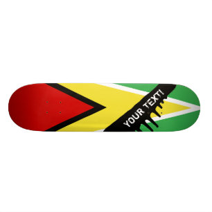 Skateboard Bandera de Guyana