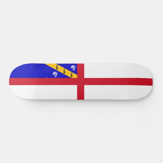 Skateboard Bandera de Herm (Horz)