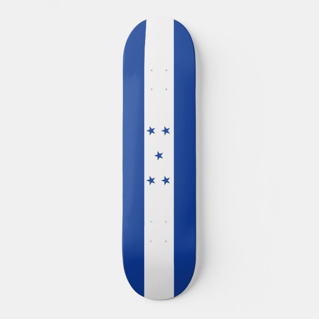 Skateboard Bandera de Honduras (Anverso)