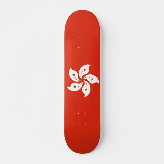 Skateboard Bandera de Hong Kong (Anverso )